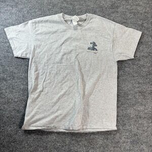 Old Guys Rule Shirt Mens Large Gray John Wayne Quote Graphic Tee Western Funny